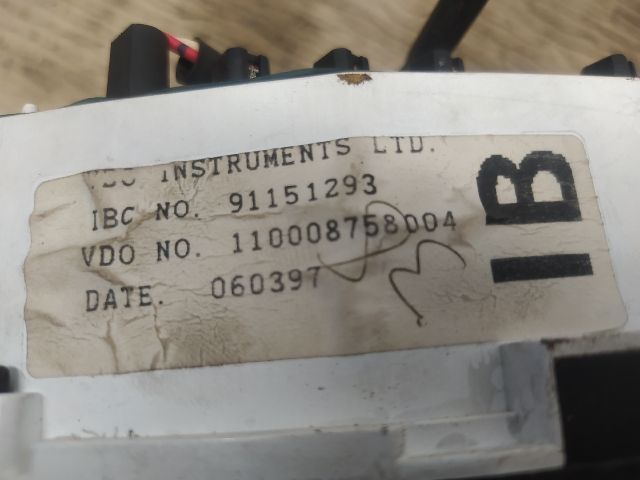 bontott OPEL FRONTERA Kilométeróra