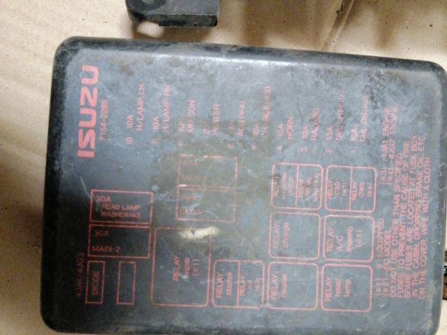 bontott OPEL FRONTERA Biztosítéktábla Motortér