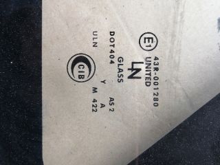 bontott OPEL FRONTERA Bal C Oszlop Oldalablak Üveg