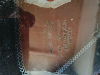 bontott OPEL FRONTERA Bal C Oszlop Oldalablak Üveg