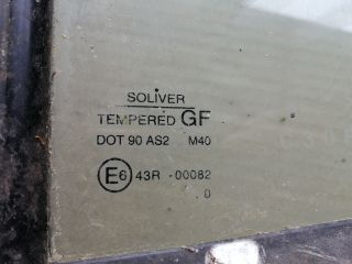 bontott OPEL FRONTERA Bal hátsó Fixüveg (Ajtóban)