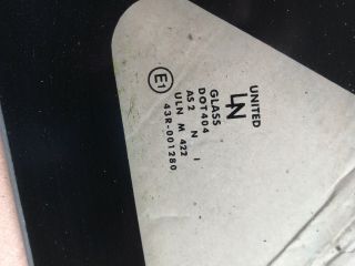 bontott OPEL FRONTERA Jobb C Oszlop Oldalablak Üveg