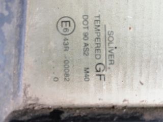 bontott OPEL FRONTERA Jobb hátsó Fixüveg (Ajtóban)