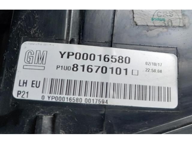 bontott OPEL GRANDLAND X Bal Belső Hátsó Lámpa