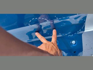 bontott OPEL GRANDLAND X Bal első Ajtó (Üres lemez)