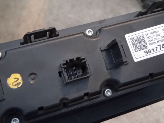 bontott OPEL GRANDLAND X Fűtés Vezérlő Modul