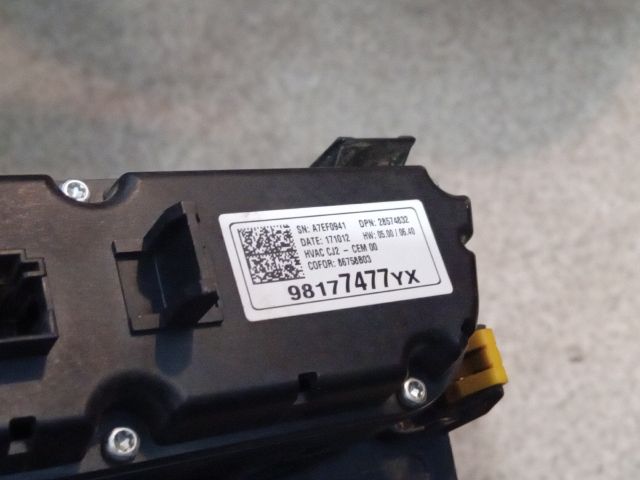 bontott OPEL GRANDLAND X Fűtés Vezérlő Modul