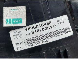 bontott OPEL GRANDLAND X Jobb Belső Hátsó Lámpa