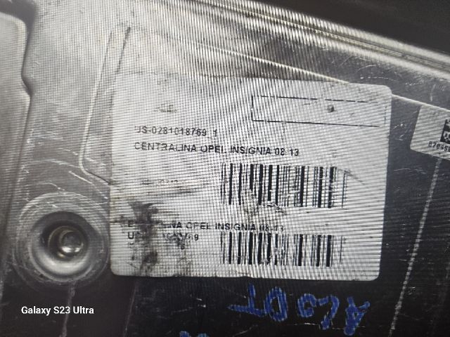 bontott OPEL INSIGNIA Motorvezérlő