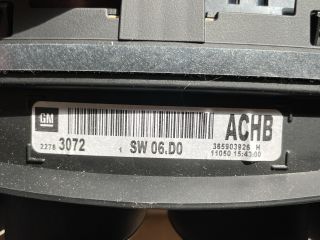 bontott OPEL INSIGNIA Kilométeróra