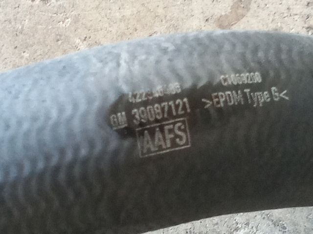 bontott OPEL INSIGNIA B Vízhűtő Cső Alsó