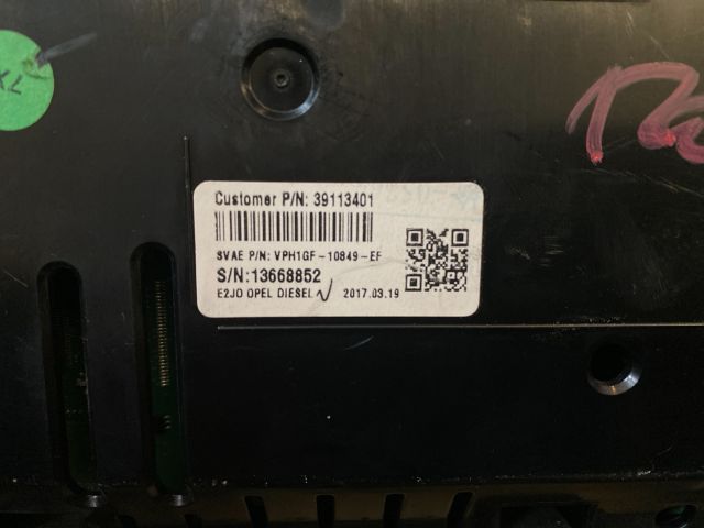 bontott OPEL INSIGNIA B Kilométeróra