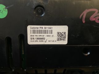 bontott OPEL INSIGNIA B Kilométeróra