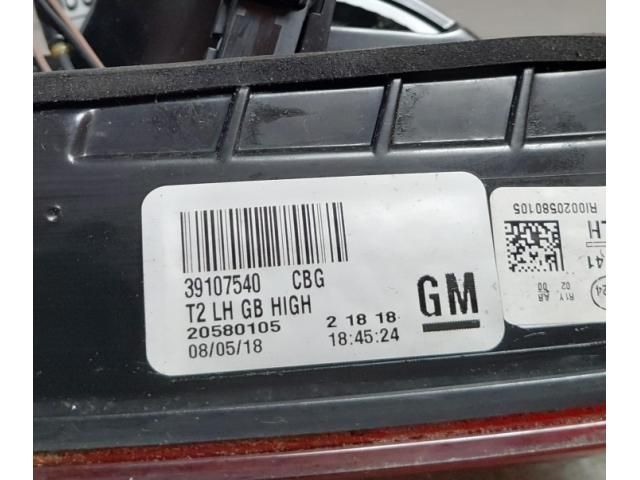 bontott OPEL INSIGNIA B Bal Belső Hátsó Lámpa