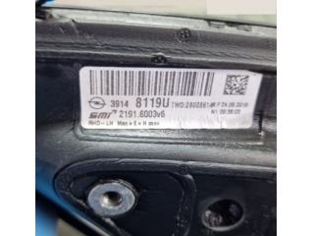 bontott OPEL INSIGNIA B Bal Visszapillantó Tükör (Elektromos)