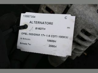 bontott OPEL INSIGNIA B Generátor