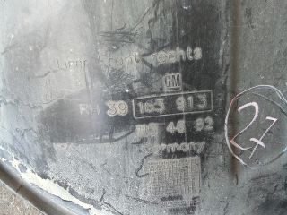 bontott OPEL INSIGNIA B Jobb első Dobbetét (Kerékjárati, Műanyag)