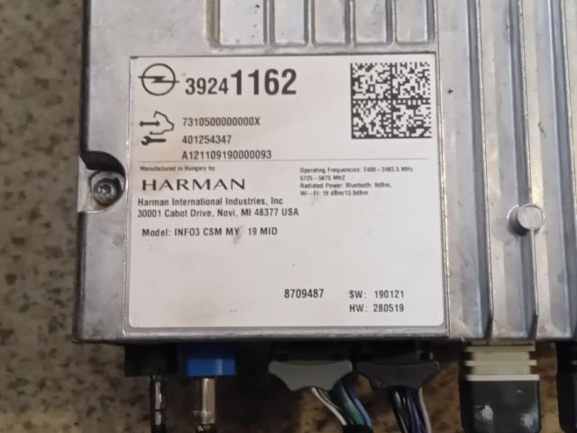 bontott OPEL INSIGNIA B Wi-Fi Modul