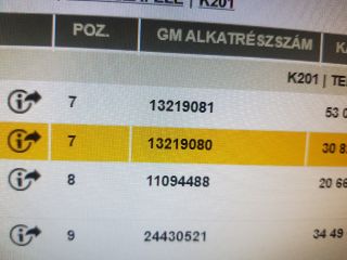 bontott OPEL INSIGNIA Bal Gólyaláb Csonkállvánnyal