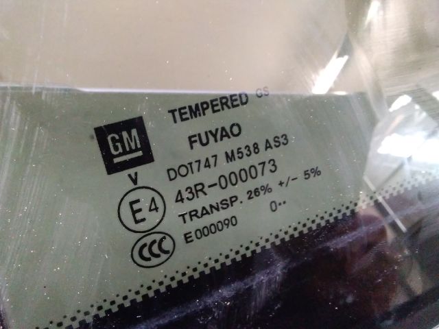 bontott OPEL INSIGNIA Bal hátsó Fixüveg (Ajtóban)