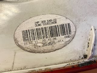 bontott OPEL INSIGNIA Bal Hátsó Lámpa