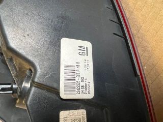bontott OPEL INSIGNIA Bal Külső Hátsó Lámpa