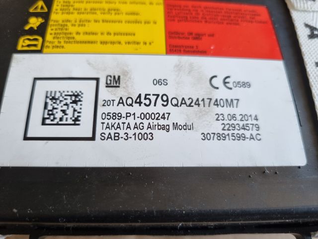 bontott OPEL INSIGNIA Bal Oldallégzsák