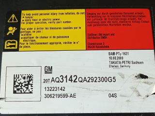 bontott OPEL INSIGNIA Bal Oldallégzsák