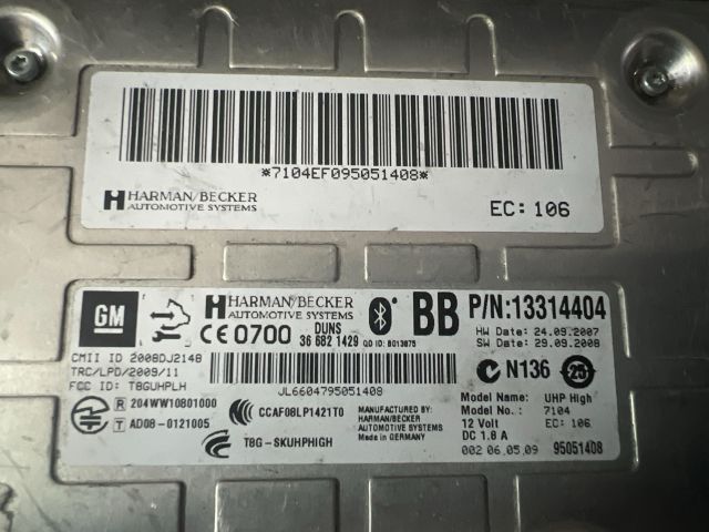 bontott OPEL INSIGNIA Bluetooth Elektronika