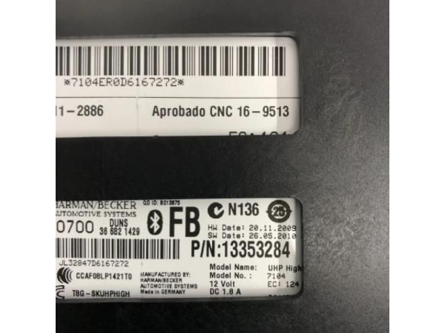 bontott OPEL INSIGNIA Bluetooth Elektronika