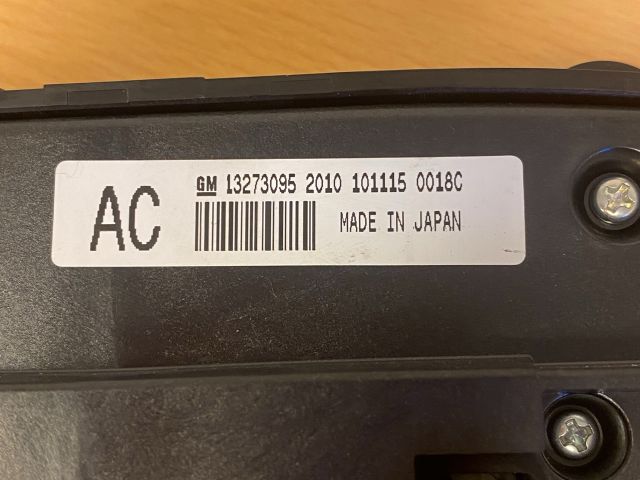 bontott OPEL INSIGNIA Fűtéskapcsoló (digit klímás)