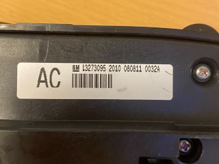 bontott OPEL INSIGNIA Fűtéskapcsoló (digit klímás)