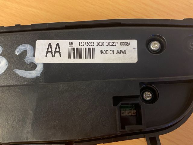 bontott OPEL INSIGNIA Fűtéskapcsoló (manuális klímás)