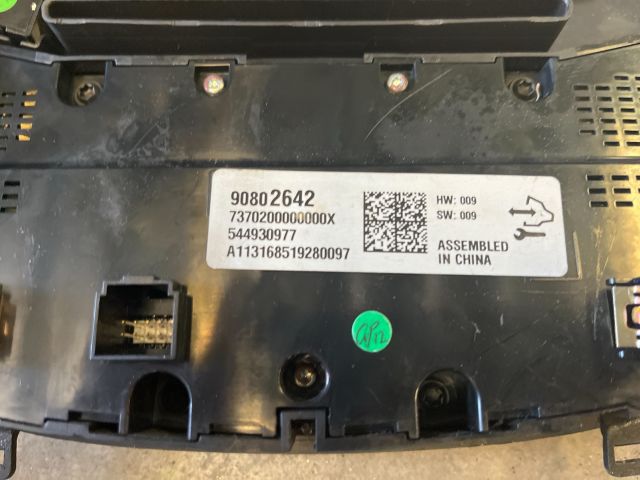 bontott OPEL INSIGNIA Fűtéskapcsoló (manuális klímás)