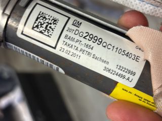 bontott OPEL INSIGNIA Jobb első Függöny Légzsák