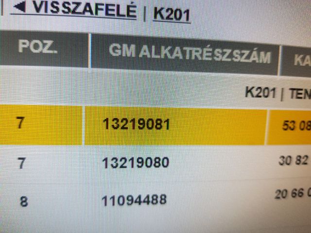 bontott OPEL INSIGNIA Jobb Gólyaláb Csonkállvánnyal