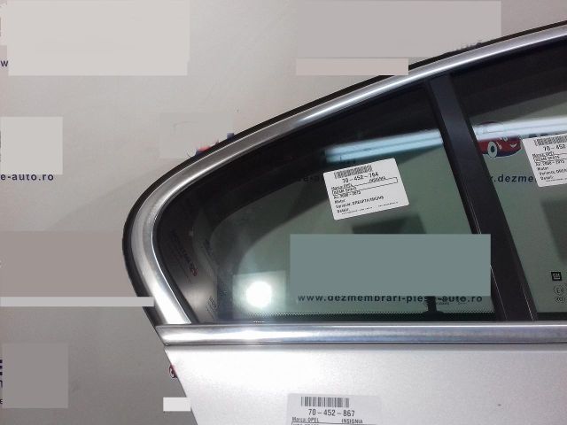 bontott OPEL INSIGNIA Jobb hátsó Fixüveg (Ajtóban)