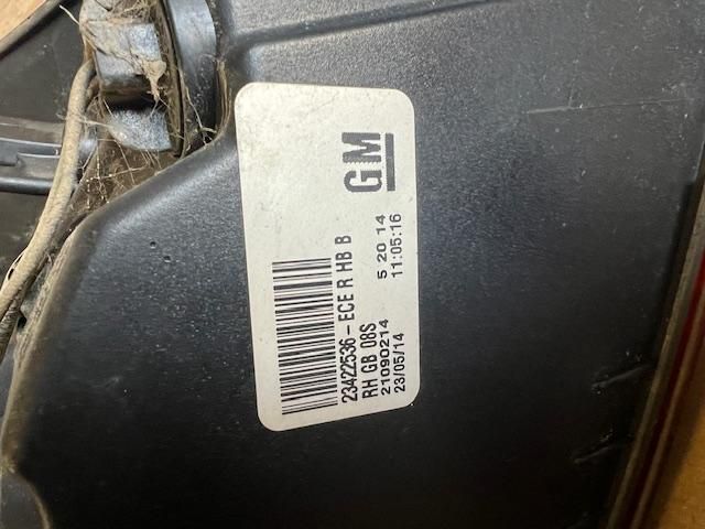 bontott OPEL INSIGNIA Jobb Külső Hátsó Lámpa