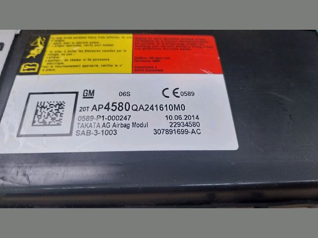 bontott OPEL INSIGNIA Jobb Oldallégzsák