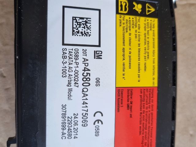 bontott OPEL INSIGNIA Jobb Oldallégzsák