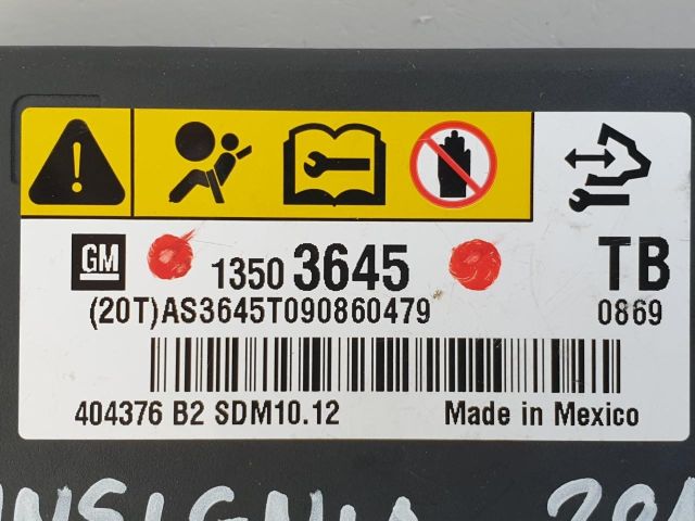 bontott OPEL INSIGNIA Légzsák Elektronika