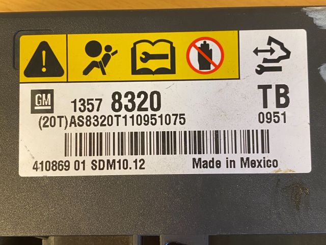 bontott OPEL INSIGNIA Légzsák Elektronika