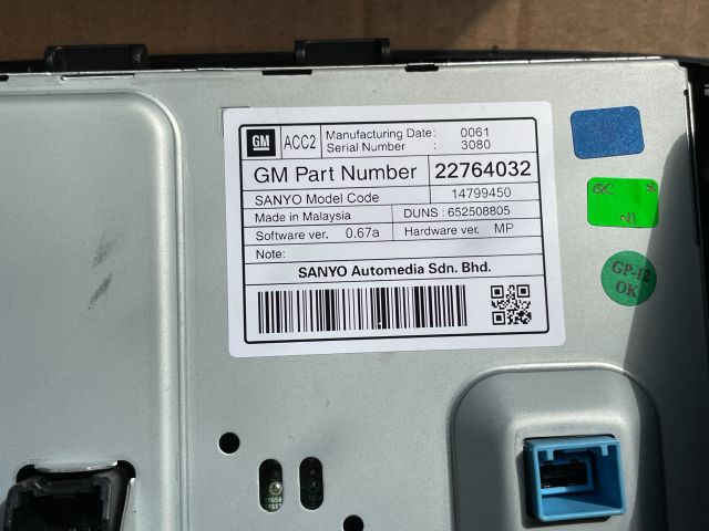 bontott OPEL INSIGNIA Multifunkciós Kijelző