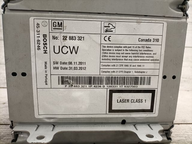 bontott OPEL INSIGNIA Rádió / CD