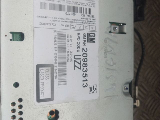 bontott OPEL INSIGNIA Rádió / CD