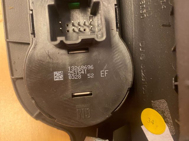 bontott OPEL INSIGNIA Világítás Kapcsoló