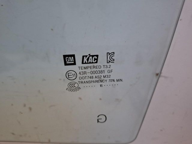 bontott OPEL KARL Bal első Ablak