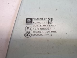 bontott OPEL KARL Bal hátsó Fixüveg (Ajtóban)