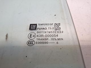 bontott OPEL KARL Jobb hátsó Fixüveg (Ajtóban)