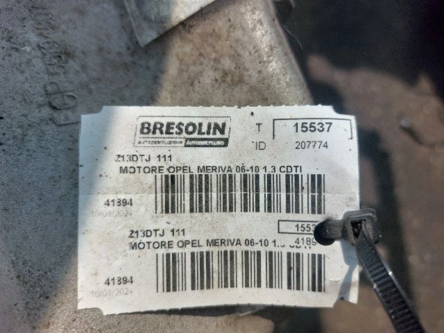 bontott OPEL MERIVA A Komplett Motor (Segédberendezésekkel)